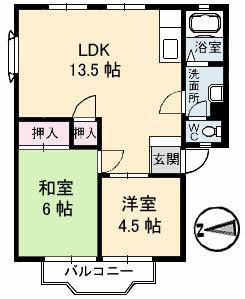 ＭＡＩコーポ　Ⅰの間取り