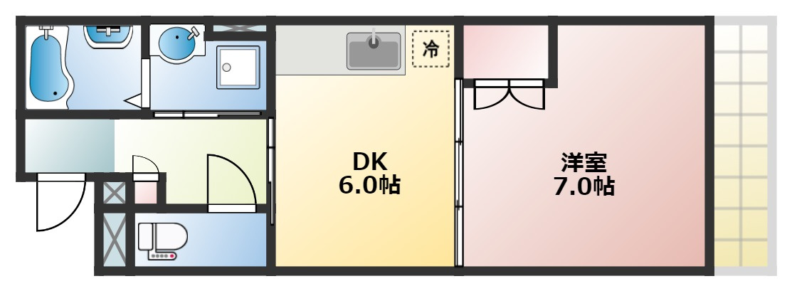 メゾンれもんの木の間取り