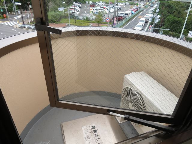村山荘のバルコニー