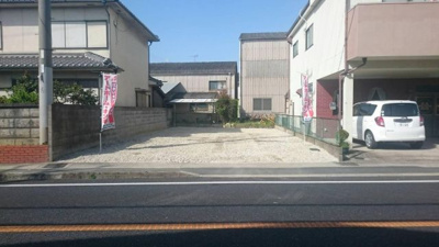 【外観】 | 曽根売土地(建築条件なし) | 県道(旧浜国道)に面する整形地