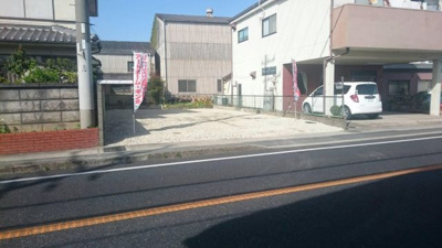 【前面道路含む現地写真】 | 曽根売土地(建築条件なし) | 県道(旧浜国道)に面する整形地