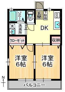 【間取り】 | 粟の郷