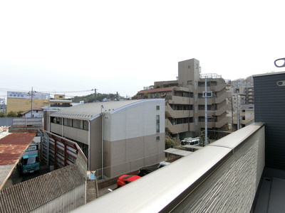 【展望】 | FUNs遊園Ⅰ/ファンズ遊園Ⅰ | バルコニーからの眺望です♪3階にあるので人目が気にならないのが嬉しいですよね☆