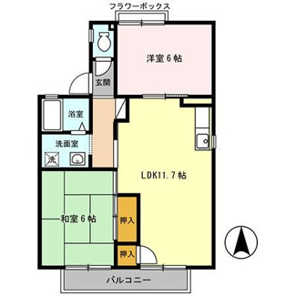【間取り】 | セジュール深井Ⅰ