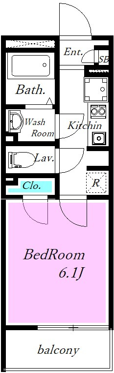 クレイノYK岡村の間取り