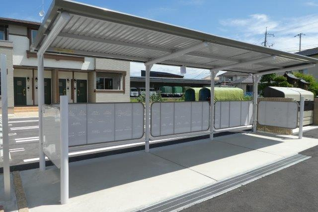 倉敷市真備町川辺のアパートのその他共用部分|自転車置き場