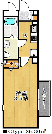 【間取り】 | リブリ・イーストヒルNⅡ | 間取り図です