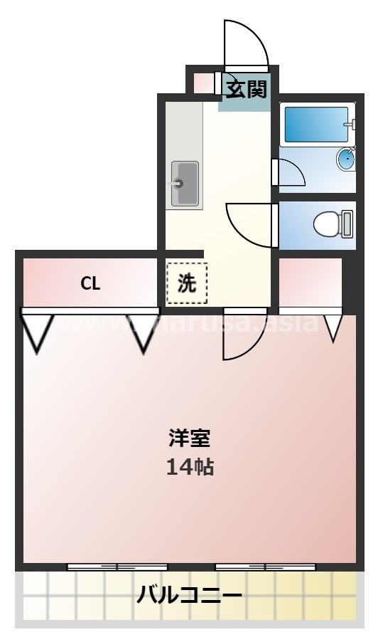 コスモ恒久の間取り