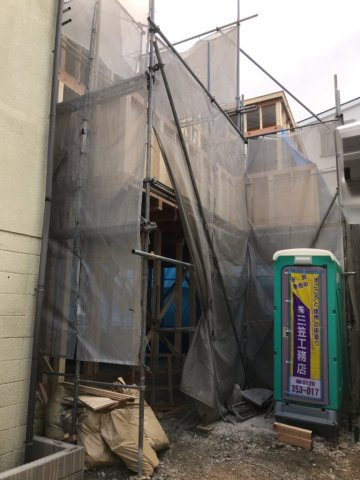 グラッド・タウン放出の外観|■とうとう上棟しました　４月末完成予定■