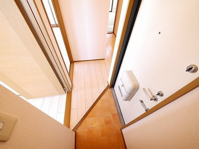 ビューテラス　Ｂ棟（梅美台）の玄関|シンプルで使いやすい玄関です