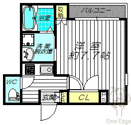 榮マンションの間取り