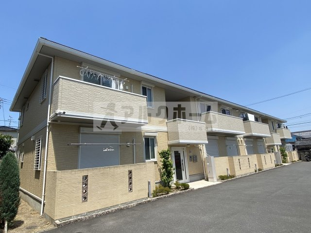 グリーンコートの外観|八尾市老原　オール電化アパート