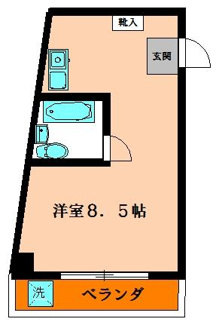 【間取り】 | メゾンコダサ | メゾンコダサ　平成２１年１２月に外壁リニューアルし、おしゃれに！鉄骨造の４階建て。鶯谷駅から徒歩８分・入谷駅から徒歩９分。コンビニが近くにあります！