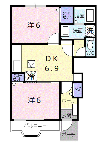 メリッサⅡの間取り