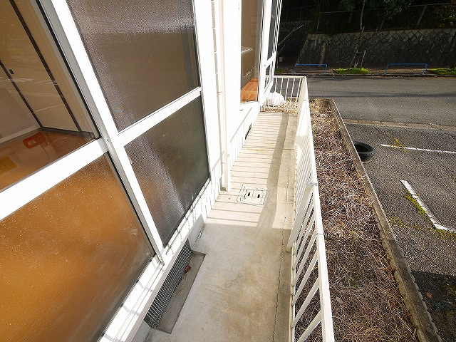 フォレストコート（左京）のバルコニー