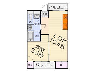 【間取り】 | ウエスト浜寺元町