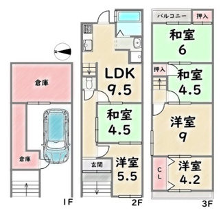 【間取り】 | 西ノ京中御門西町