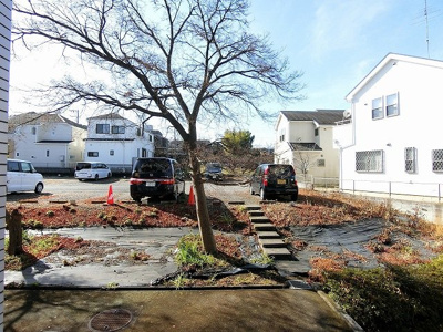 【展望】 | ミングルAP.栗谷三番館 | バルコニーからの眺望です♪目の前は駐車場になっていて視界を遮る建物がありません☆