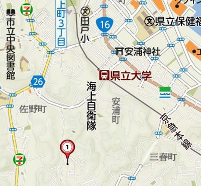 【地図】 | クリオ横須賀中央参番館