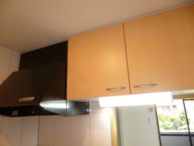 ルミナスハイムⅡのキッチン|キッチン上収納