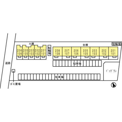 【区画図】 | モラン角木A