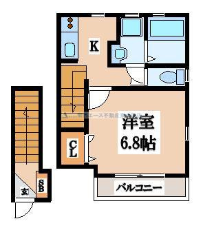 【間取り】 | メゾンソレイユ長栄寺