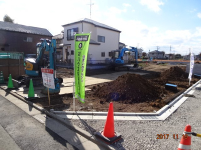 【前面道路含む現地写真】 | さいたま市緑区三室　建築条件なし売地全5区画 | 前面道路含む現地写真です