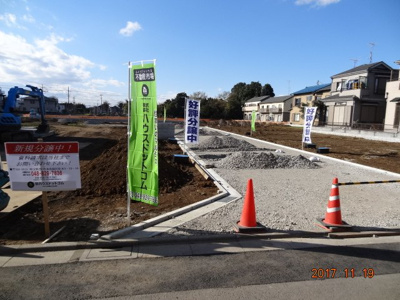 【前面道路含む現地写真】 | さいたま市緑区三室　建築条件なし売地全5区画 | 前面道路含む現地写真です