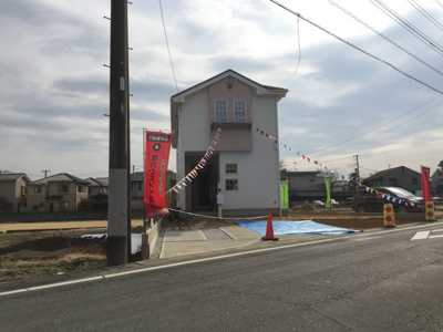 【外観】 | 北本市宮内 新築分譲デザイン住宅全１棟 | 外構完成