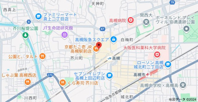 【地図】 | アーバネックス高槻芥川