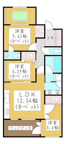 【間取り】 | ラシーヌ・ド・ラブーレ