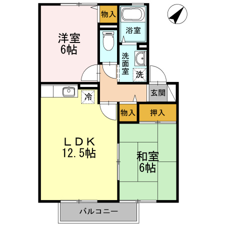 【間取り】 | サンヴィーブルB