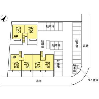 【区画図】 | サンヴィーブルB