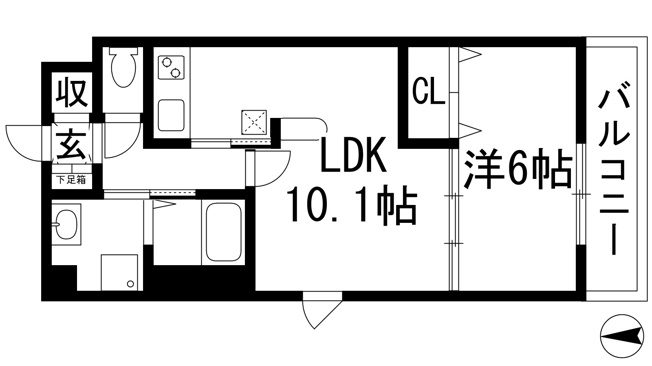 【間取り】 | パルシオ甲東園