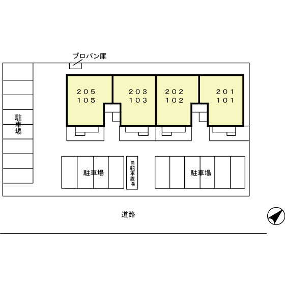 サンウィルモアの周辺|配置図