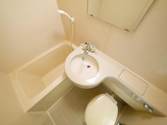 ジョイフル敷島の洗面所|スペースが確保できる洗面所です