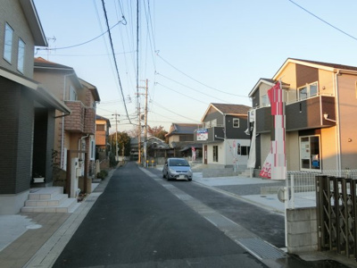 【前面道路含む現地写真】 | 新築戸建　木津川市木津第19-4号地