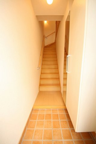 サンディーアＣ棟の玄関|毎日通る玄関はこちらです