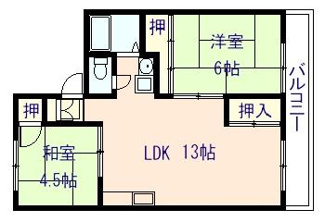 【間取り】 | スカイコーポ