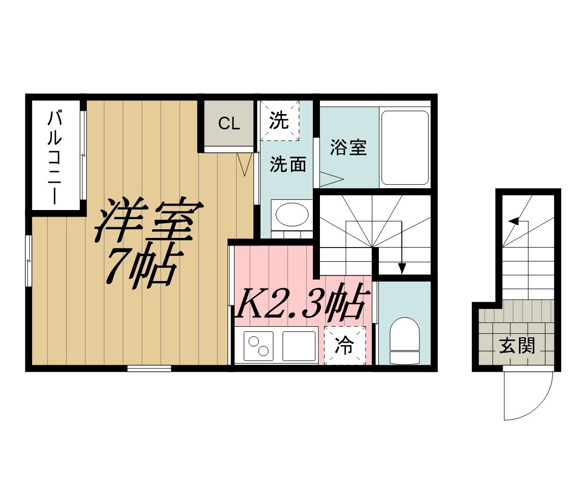 プランドール作草部の間取り