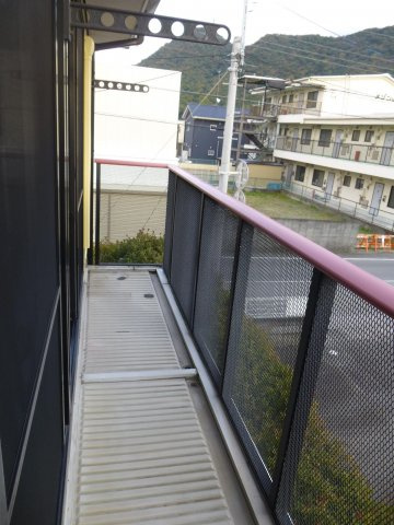 サンモールゴトー　Bのバルコニー