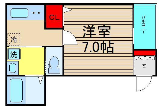 Fメゾン東粉浜の間取り