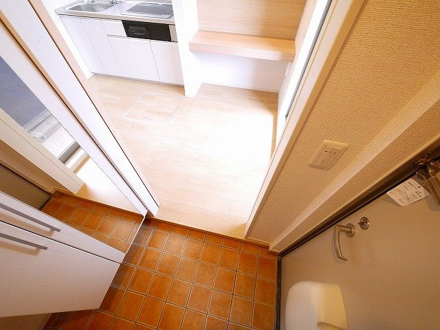 パレ・ソールの玄関|出入りのしやすい玄関です