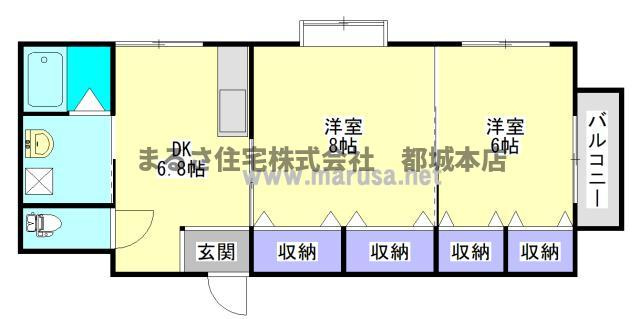 S・Tハイツの間取り