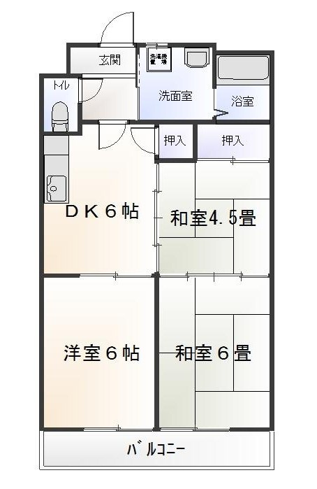 ニューライフ野々山の間取り