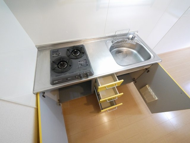 クレイドル奈良町のキッチン|お料理しやすいキッチンです