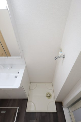 【設備】 | グリーンコート初芝A棟 | 室内洗濯機置場