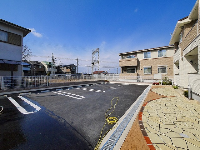 ベルグラースの駐車場