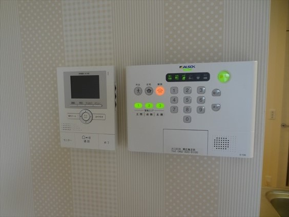 カーサアリエッタA･B･C　B棟のセキュリティ|ＡＬＳＯＫホームセキュリティーで安心をサポート！