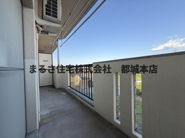 サンクリアマンション晴のバルコニー